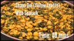 Chana Dal (Yellow Lentils) With Spinach Recipe