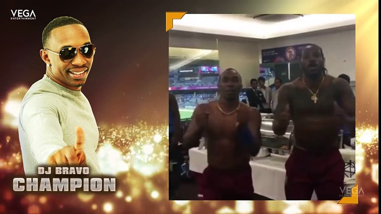 Chris Gayle & Dwayne Bravo Dance On Dj Bravo Champion Song (2)