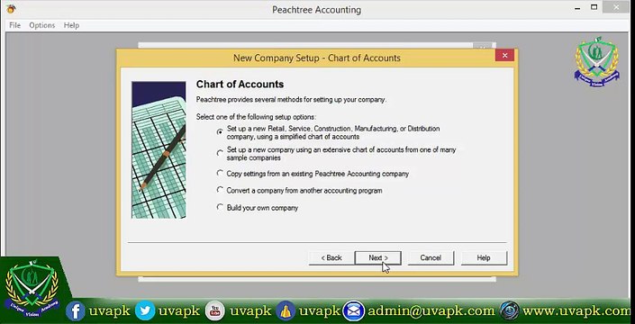 Lecture 3 how to create new compeny in peachtree accounting in hindi urdu