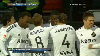 0-2 Alexander Isak Goal HD Sweden Allsvenskan - 07-04-2016, Östersunds FK 0-2 AIK