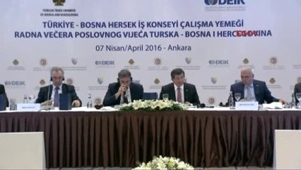 Davutoğlu, Türkiye Bosna Hersek İş Forumu Gala Yemeği'nde Konuştu 1