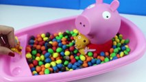 Peppa Pig Bathtime Gumball Bath Surprise Toys Juguetes de Peppa Pig Part 6