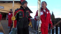 Entretien des espaces débutants ski en période de restriction de neige