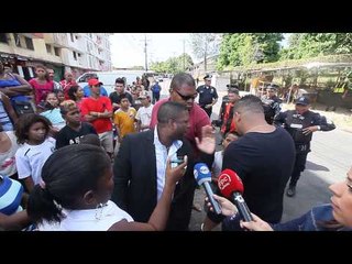 Damnificados del fuego de Viejo Veranillo y representante se enfrentan