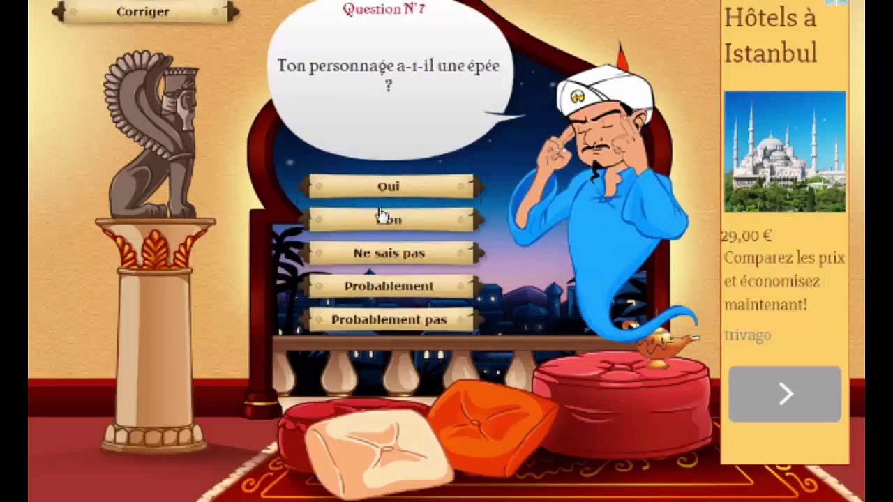 Jeux de merde 3 Akinator le génie du web