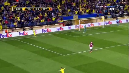 Cedric Bakambu Goal HD - Villarreal 1-0 Sparta Prague - 07-04-2016