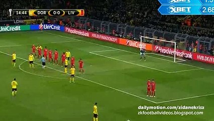 Marco Reus Almost Scored - Dortmund vs Liverpool | 07/04/2016