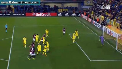 Jakub Brabec Goal - Villarreal 1-1 Sparta Praga - 07.04.2016