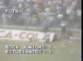 Gol de Hrabina a Estudiantes (Boca 3-Estudiantes 1 02-03-86)