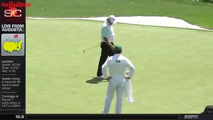 Ernie Els 7-putts from 6 feet to start the Masters with a sextuple bogey