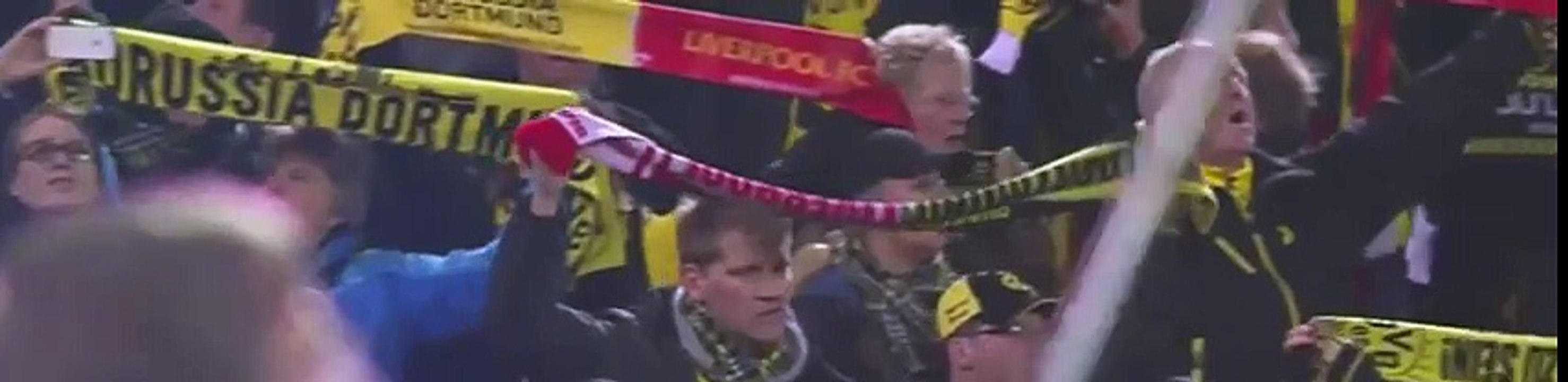 Borussia Dortmund & Liverpool F.C. fans unite for a special rendition of YNWA