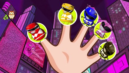 Little Five Peppa Pig Power Rangers Family Finger Song \ Nursery Rhymes Lyrics More