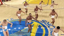This NBA 2K16 Mod of Stephen Curry, LeBron James as Cheerleaders Will Haunt & Delight You