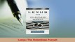 PDF  Lexus The Relentless Pursuit Read Full Ebook