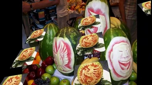Карвинг из овощей и фруктов фильм второй