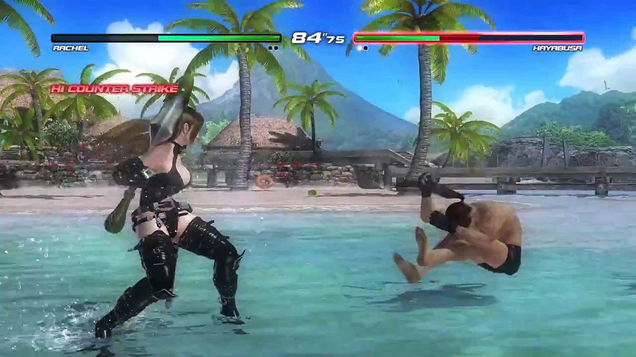 DEAD OR ALIVE 5 Last Round (PC) Rachel Ninja Gaiden Sigma vs Ryu Hayabusa unmasked Costume Mod
