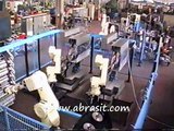 Robotic System - Aluminum Levers Gate Cutting and Polishing Robot System