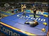 AAA-SinLimite 2009-03-22 Monterrey 02 AAA Cruiserweight Title Quarter Final - Joe Lider vs. Nicho el Millonario