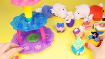 Peppa Pig Play Doh Cupcake Tower Playset Hasbro Toys How to make Playdough Cupcakes Part 8
