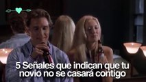 5 señales que indican que tu novio no se quiere casar