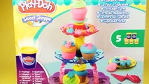 Peppa Pig Play Doh Cupcake Tower Playset Hasbro Toys How to make Playdough Cupcakes Part 1