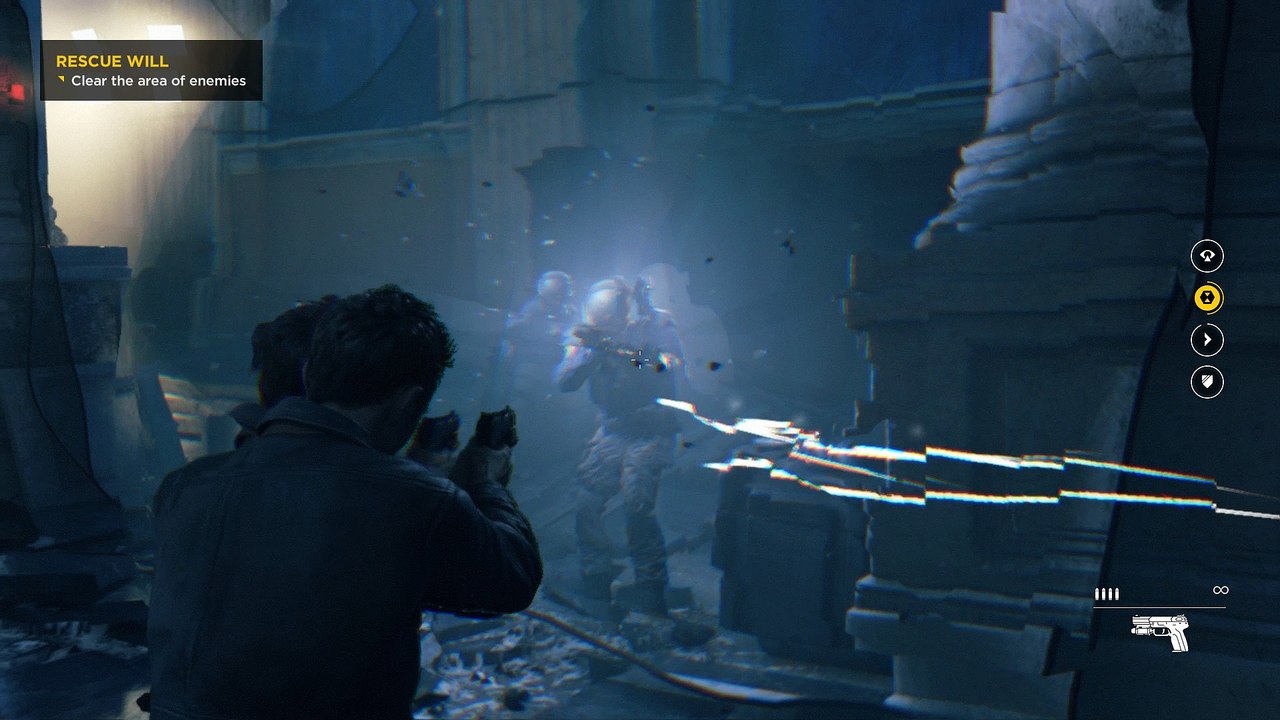 Quantum Break - Library Chase: Time Shield Acquired Cutscene & Tutorial Action Gameplay, Rescue Will Xbox One