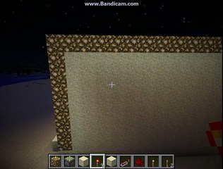 minecraft - 9 x 20 piston door !
