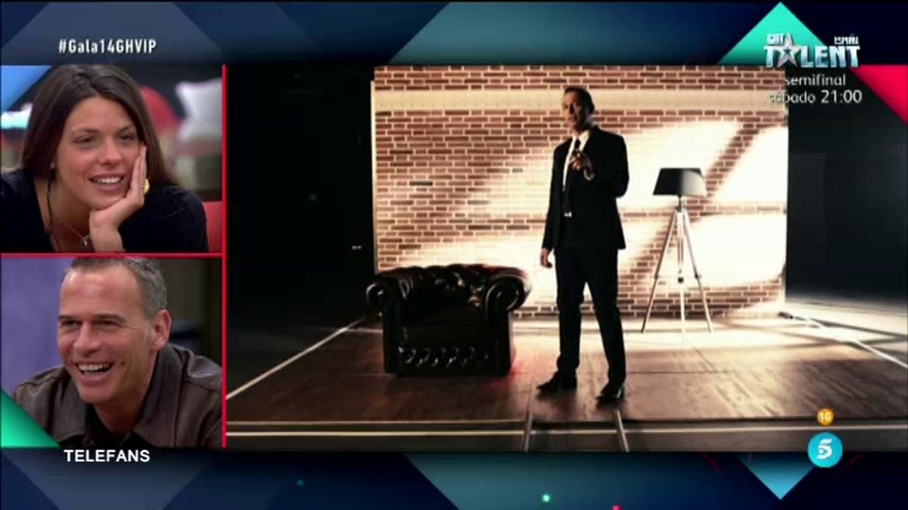 Carlos y Laura Matamoros ven sus vídeos de presentación