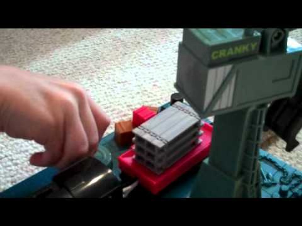 Trackmaster Cranky at the Docks with Thomas The Train Bulstrode & Diesel Kids Toy Train Set