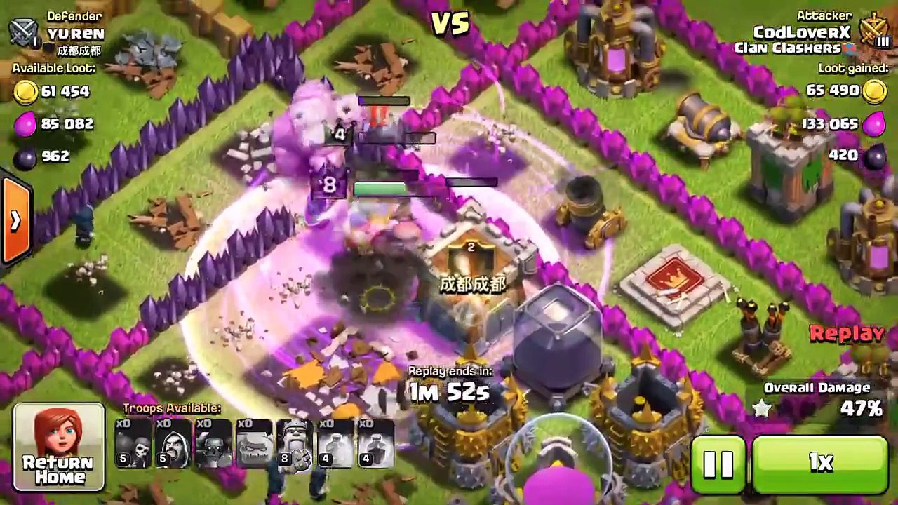 Lets play Clash of Clans [Episode 1] Lats max out th8 part 1