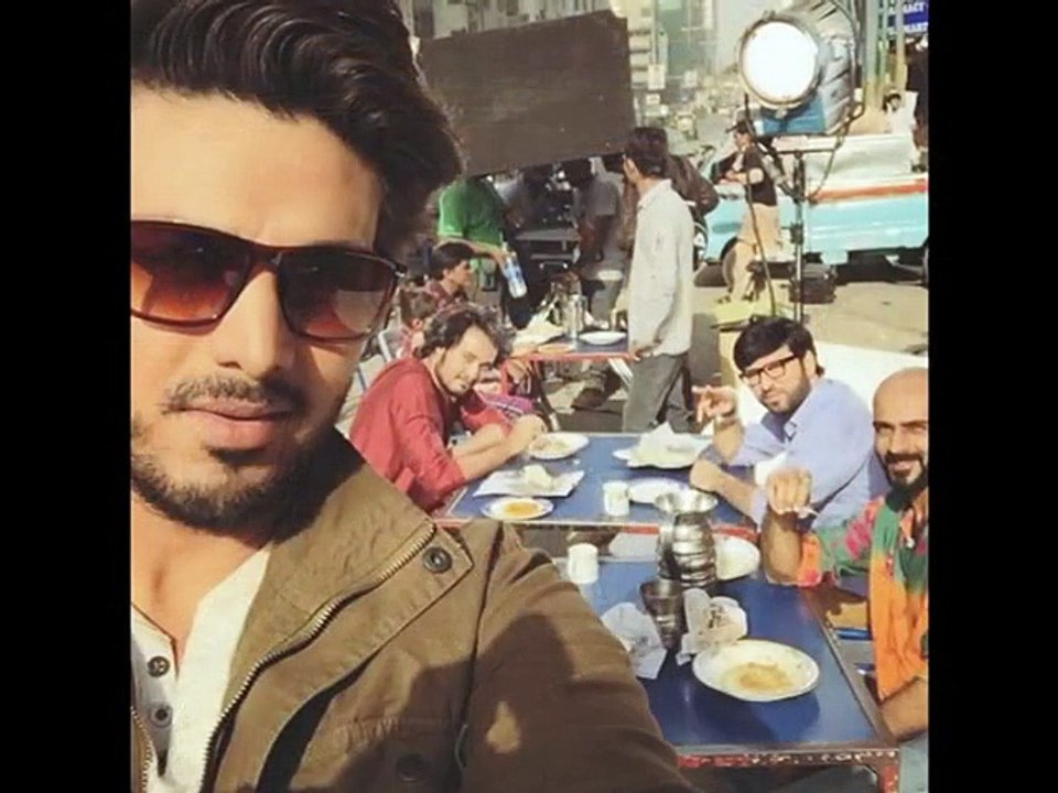 Leaked Pictures Of Ahsan Khan and Neelam Muneer From The UpComing Movie “Chuppan Chuppai