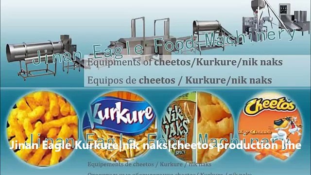Jinan Eagle Kurkure nik naks cheetos snacks making extruder machines