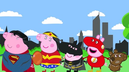 下载视频: Peppa Pig Batman v Superman Finger Family (Nursery Rhymes Lyrics)