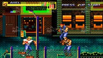 URYUPINSK. RUSSIA - APRIL 7, 2016: Gameplay game console Sega Genesis Bare Knuckle II - street fight