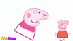 Peppa Pig Princess Painting - PHOTOSHOP! ❤ Peppa Pig vídeos colorear de pintura chicos animados