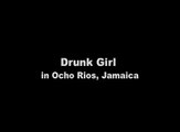 Drunk Girl at Sandals in Ocho Rios Jamaica