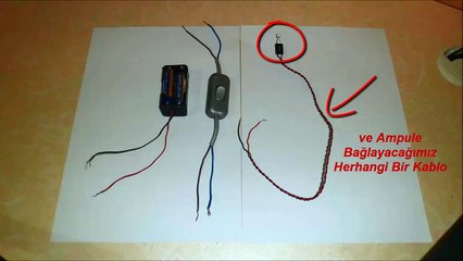 Basit Elektrik Devresi Nasıl Yapılır 5, 6 ve 7. Sınıflar Fen Bilimleri Dersi (Adnan)