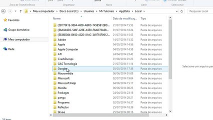 Como apagar arquivos temporarios sem programas