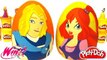 Winx Club Bloom ve Sky 2 Sürpriz Yumurta Oyun Hamuru - MLP Winx Barbie LPS Minions