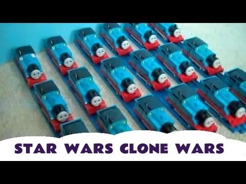 Star Wars Clone Wars - Darth Controller Prepares Engines Thomas & Friends Kids Toy Train Set