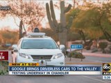 Google brings driverless cars to the Valley