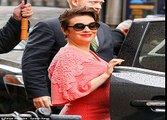 Alyssa Milano shows fashionista chops FOUR frocks promotes Project Runway Stars