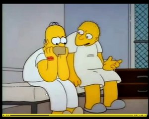Homero Simpson & Michael Jackson