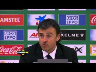 Quedé satisfecho: Luis Enrique