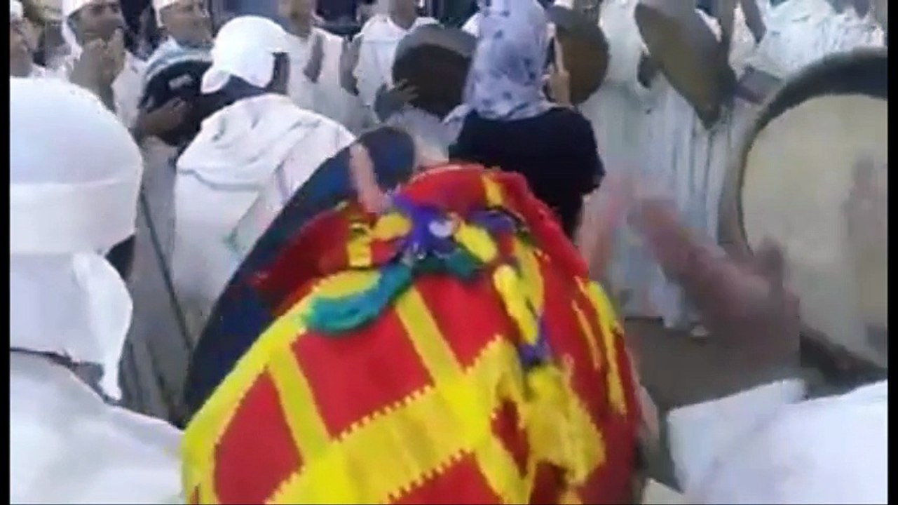 A beautiful painting of the Moroccan Atlas Mountains