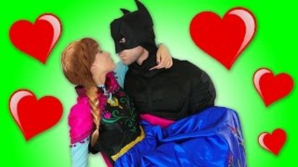 Batman & Frozen Anna vs Joker vs Spiderman kidnapped - Fun Superhero in Real life
