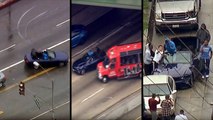 This Wild Police Chase Featured Hollywood, Hugs, High-Fives, Donuts And Selfies