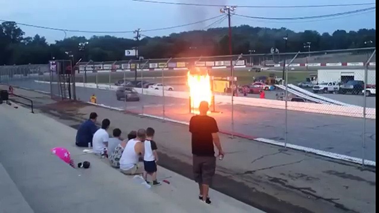 Stuntman Gets Set On Fire And Run Over