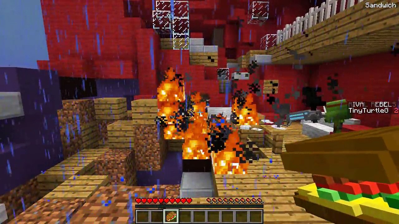 Minecraft - WHOS YOUR DADDY? BABY SETS THE HOUSE ON FIRE!