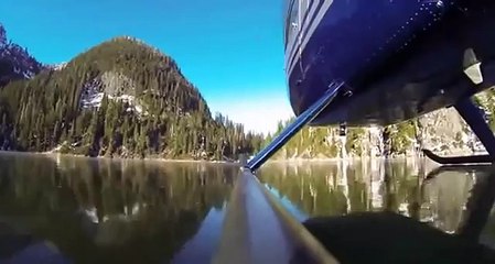 التزلج على الجليد بواسطة الهيلكوبتر